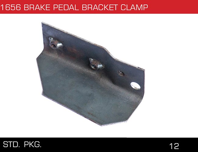 1656 BRAKE PEDAL BRACKET CLAMP